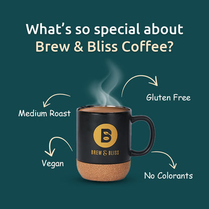 Brew & Bliss Irish Cream Coffee  60g  Flavored Instant Coffee Powder  Drink Intense Hot & Cold Cafestyle Coffee at Home