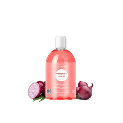 Blozzom Onion Hair Oil with Black Seed & Coconut Oil 150ml (Pack of 1)