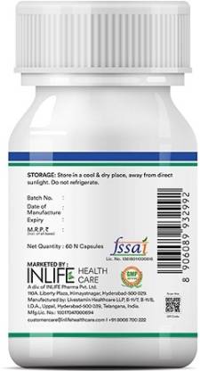 Inlife Eye Health Supplements to Improve Vision & Protects Eyes from Oxidative Stress  (60 Capsules)