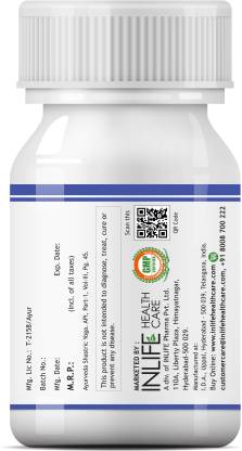 இன்லைஃப் திராட்சை விதை சாறு (Proanthocyanidins 95) 400 mg - 60 Veg. காப்ஸ்யூல்கள் (60 இல்லை)