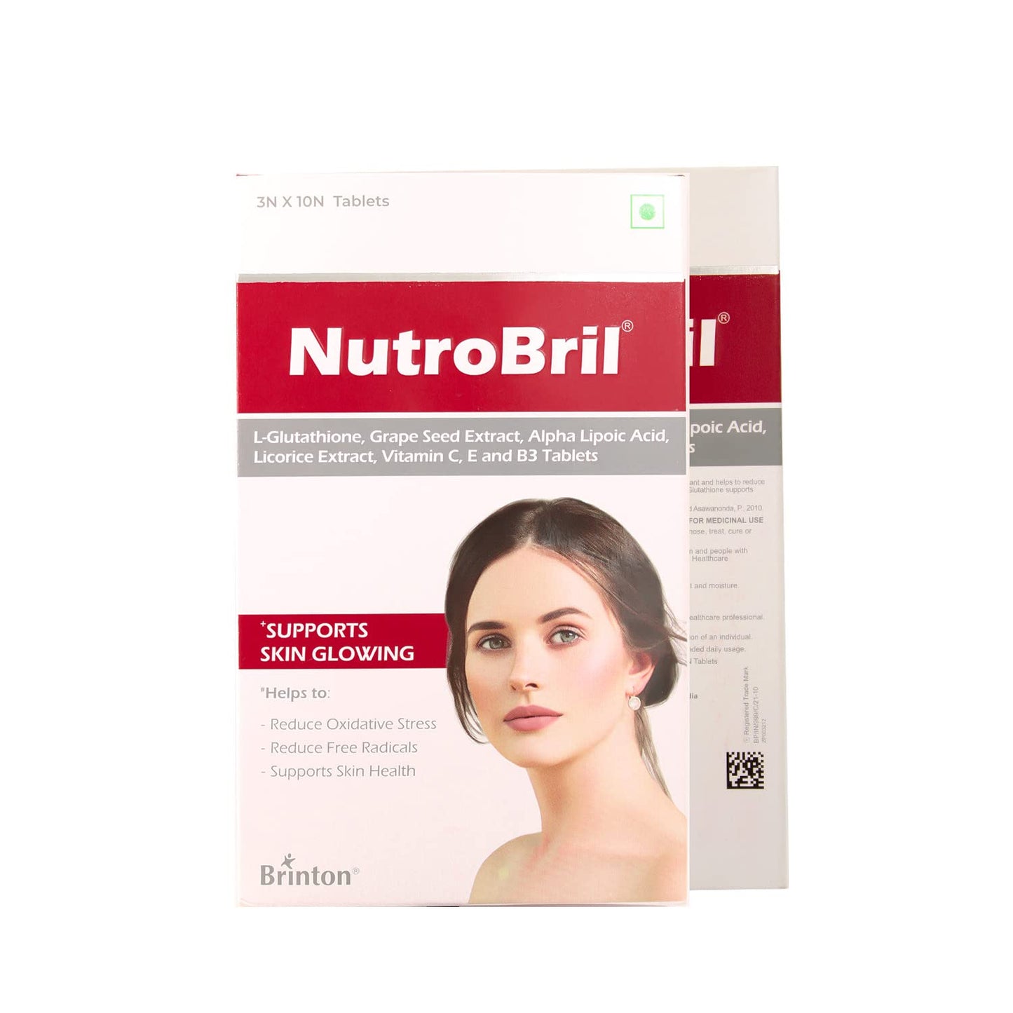 Brinton Nutrobril Tablet with Vitamin CEB3 & Grape Seed Extract  Alpha Lipoic Acid  Boost Energy Level & Healthy Blood Sugar30 tablets