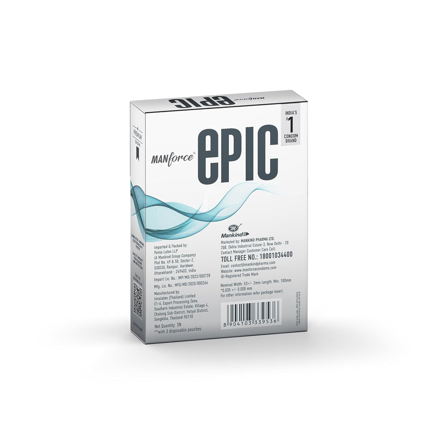 Manforce Epic Staylong spray + Epic ThinX 3s
