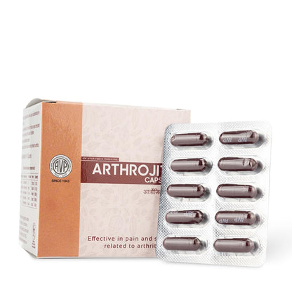 THE ARYA VAIDYA PHARMACY (COIMBATORE) LIMITED Arthojith Pain Relief For ArtheritisJoint Pain & SwellingBack Pain-100Capsules