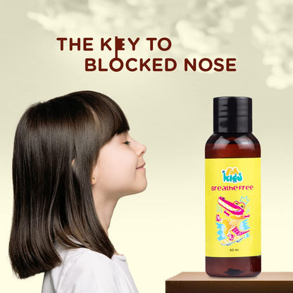 ForKids Breathe Free Decongestant Spray Best nasal spray for severe congestion | Quick Treatment for Blocked Nose