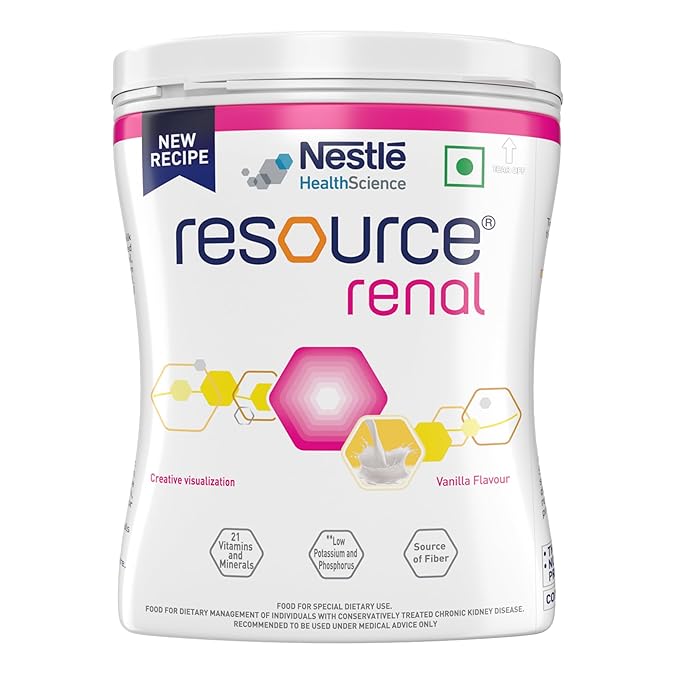 RESOURCE Renal Food For Dietary Management Vanilla Flavour 400g Pet Jar