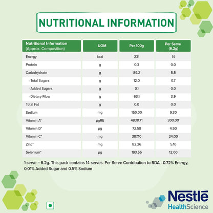 Nestle Resource Fiber Choice Partially Hydrolyzed Guar Gum (PHGG) Prebiotic Fiber  Immunonutrients For Gut Health and Constipation Relief Contains 14 sachets 86.8g