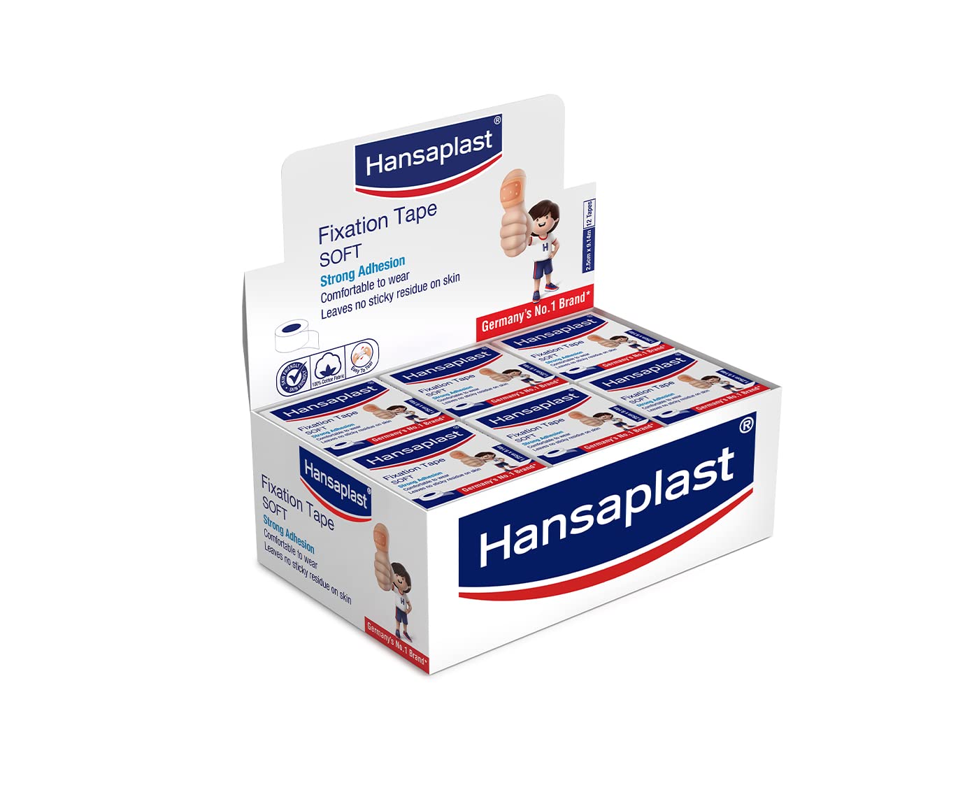 Hansaplast Fixation Tape (2.5CM X 9.14M)   White