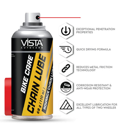 Vista Chain Lube 110ml | Bike Chain Lube | Chain Lube | Chain Spray