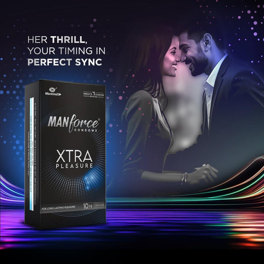 Manforce Xtra passion + pleasure climax delay condoms 10s - Pack of 2
