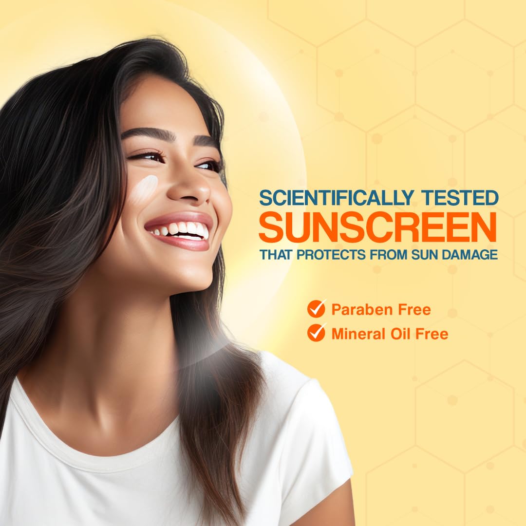 Venusia Mineral sunscreen SPF65I Full spectrum protection I UVA UVB Blue light protect I with Anti-oxidant I Sweat & water resistant I No white cast I clinically tested for all skin types I 50 g Pack of 1