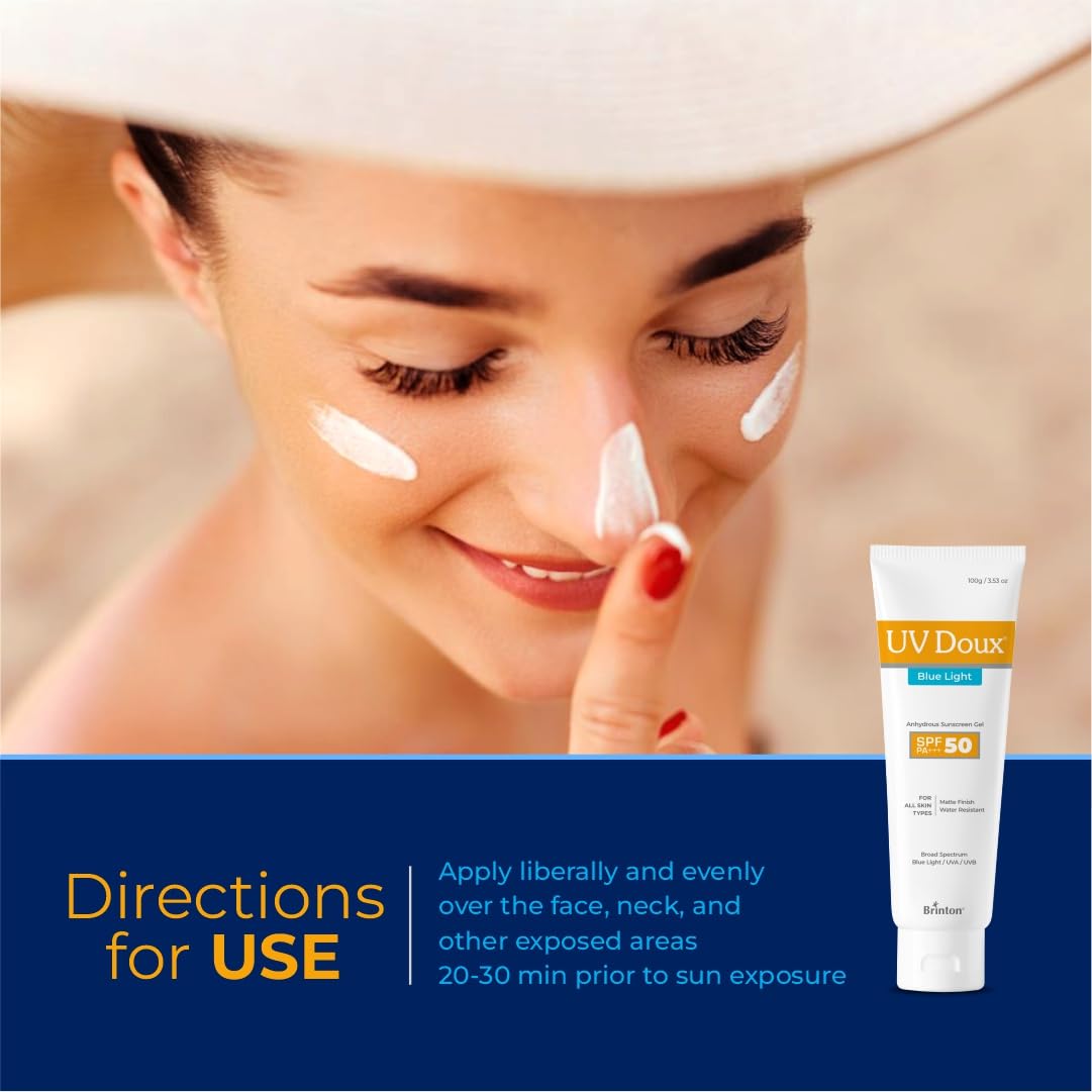 Brinton Uv Doux Blue Sunscreen Gel 100 g