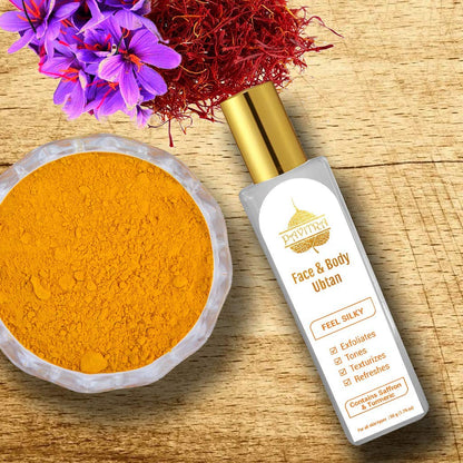 Pavitra Face and Body Ubtan Instant Glow with Saffron Turmeric & Lodh 50 g