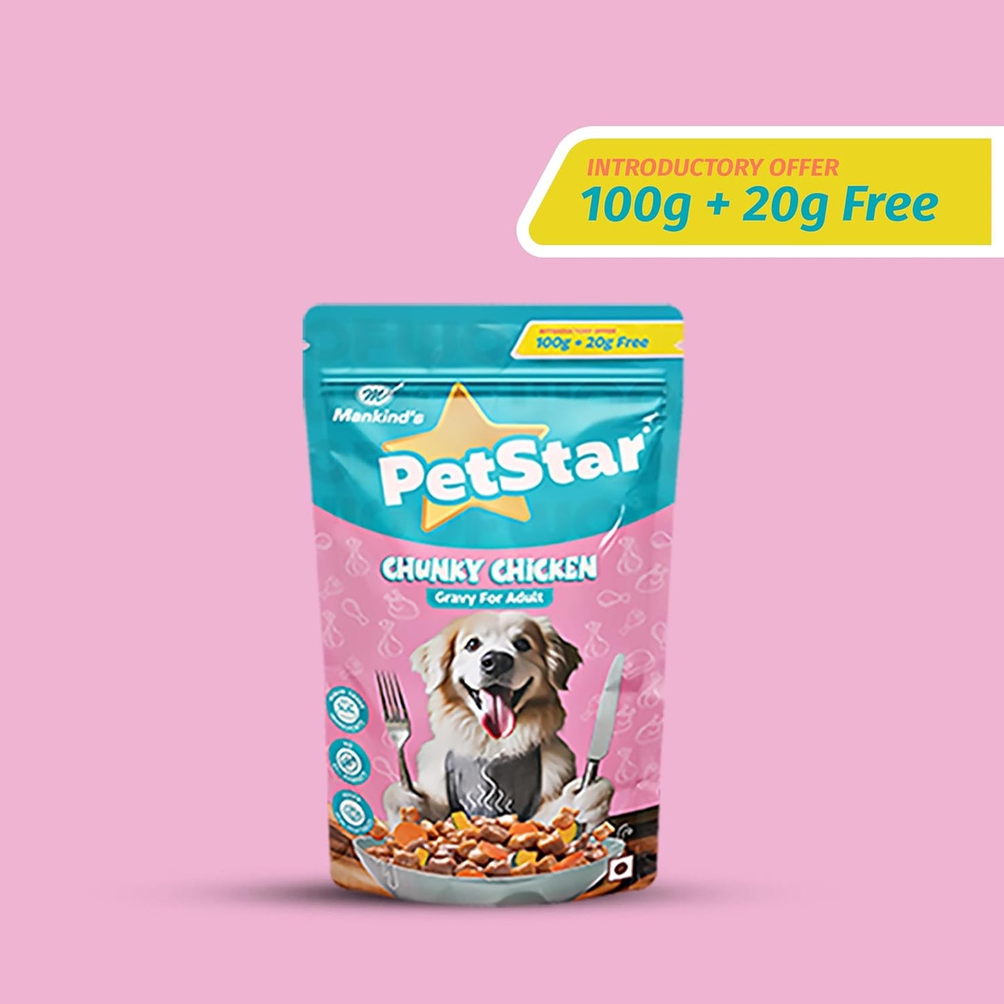 PetStar Chunky Chicken Gravy for Adult  15 Pack Box x 120g Each