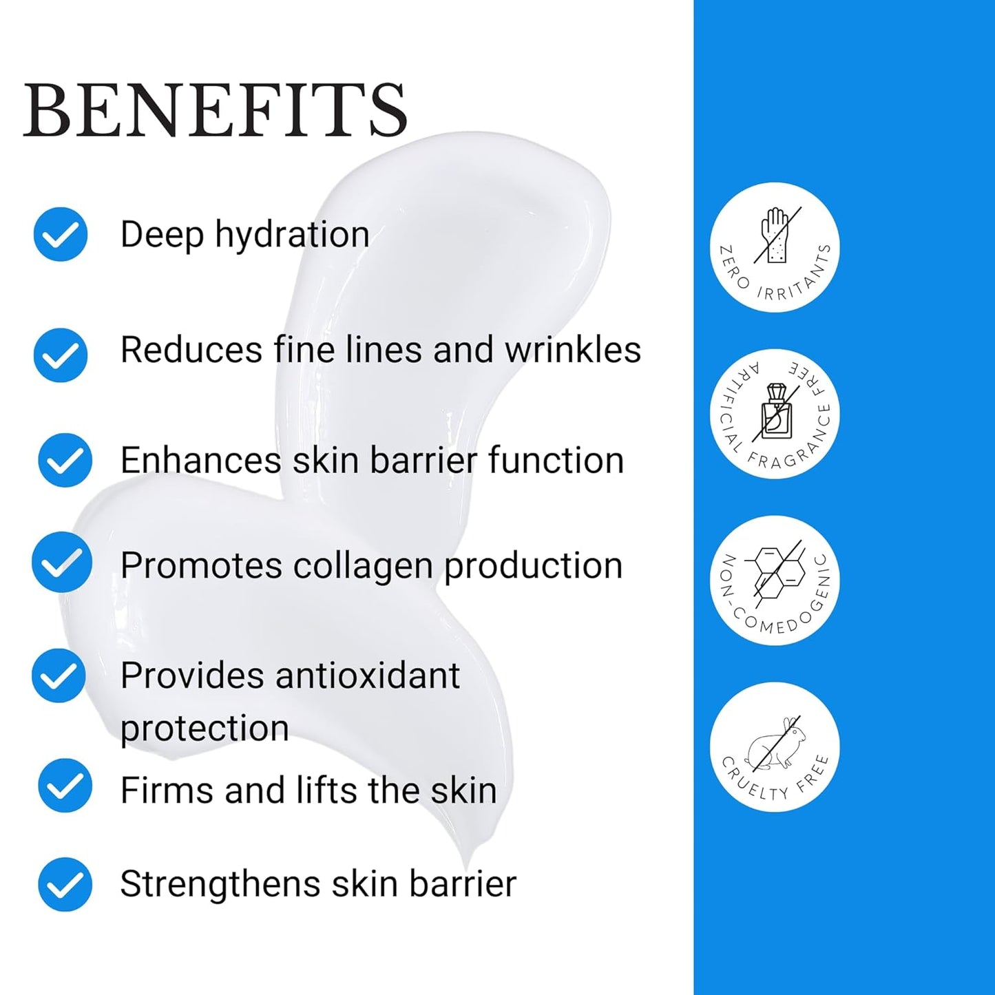 EPURE DERMA MultiE Action Moisturizer Crème  Hyaluronic Acid  Peptide Blend  Barrier Repair  Botanical Trio  UltraELight and Deep Hydration for Daily use  All Skin Types  For Men & Women 50g