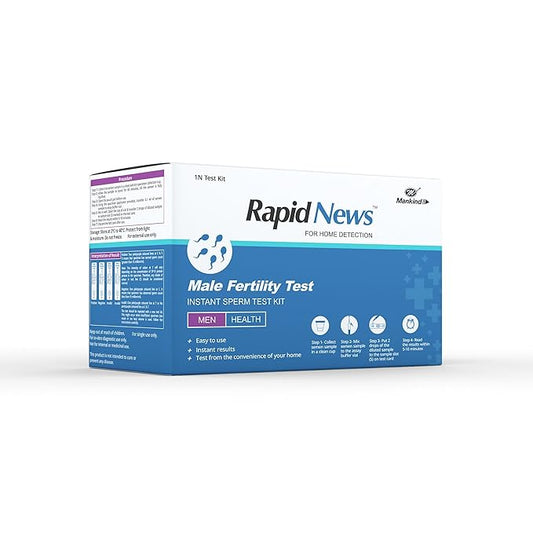 Rapid News Male Fertility Instant Sperm Test Kit 1N Test Kit