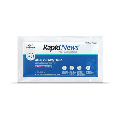 Rapid News Male Fertility Instant Sperm Test Kit 1N Test Kit