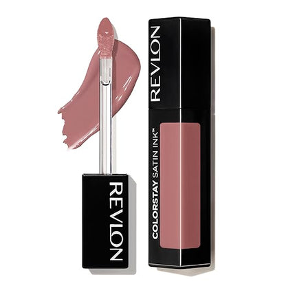 Revlon Liquid Lipstick Face Makeup ColorStay Satin Ink Longwear Rich Lip Colors Formulated with Black Currant Seed Oil 007 Partner in Crime 0.17 Fl Oz