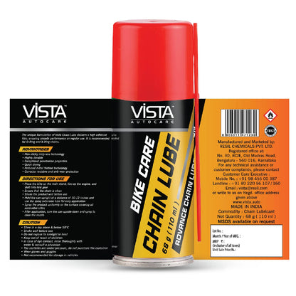 Vista Chain Lube 110ml | Bike Chain Lube | Chain Lube | Chain Spray