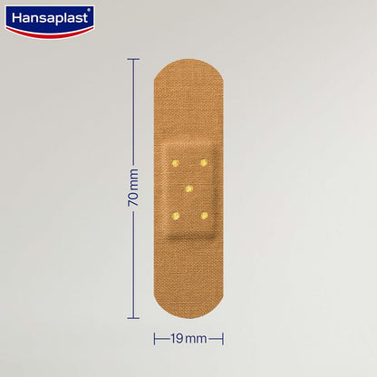 HANSAPLAST नियमित एंटीसेप्टिक बैंडेज हर रोज कट और घावों के लिए 10s स्ट्रिप्स बैंडेज प्रोटेक्टर (वयस्क बच्चे घुटने पैर हाथ)