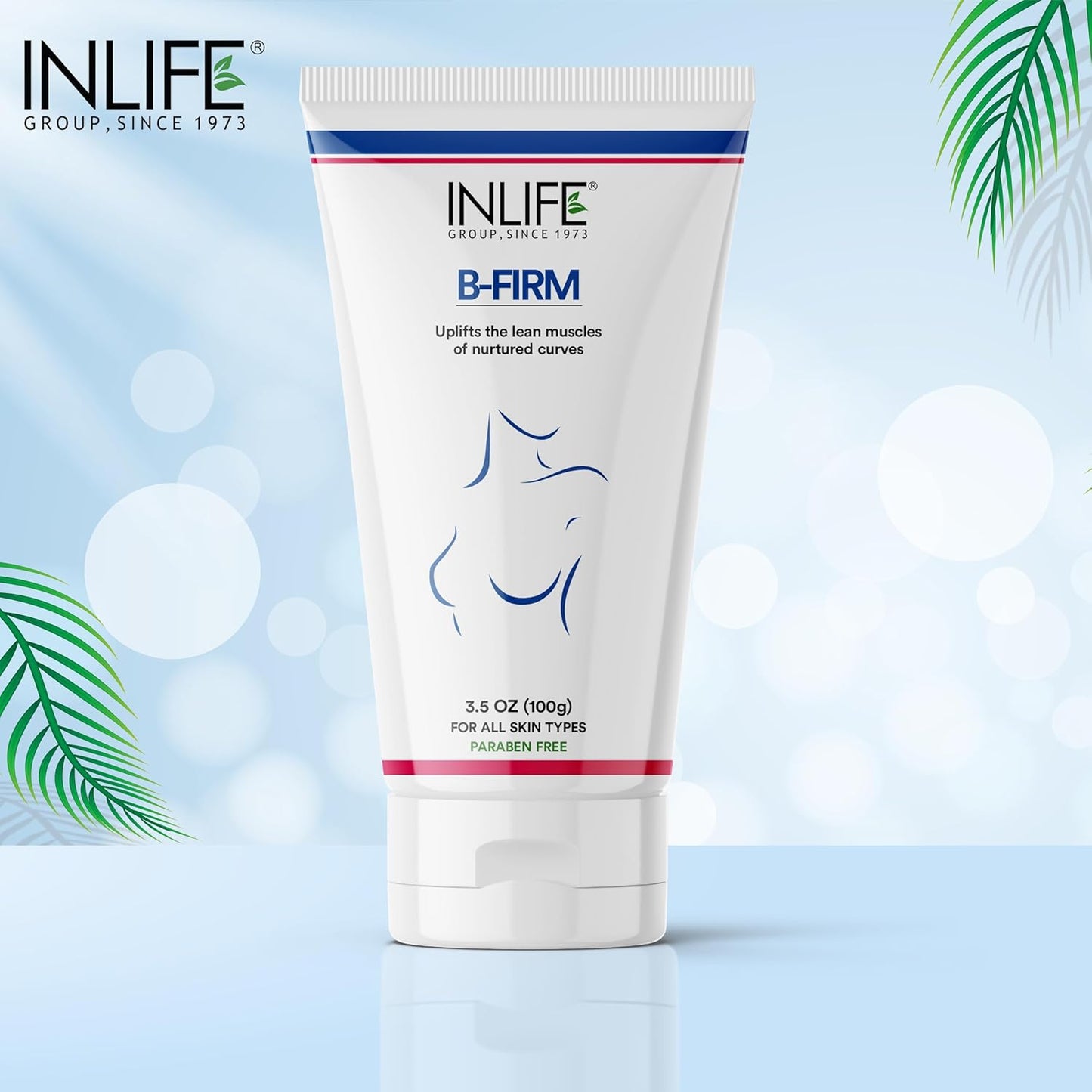 INLIFE BFC Cream for Women  Body Massage Cream with Fenugreek Nigella Sativa Aloe Vera  100g Tube