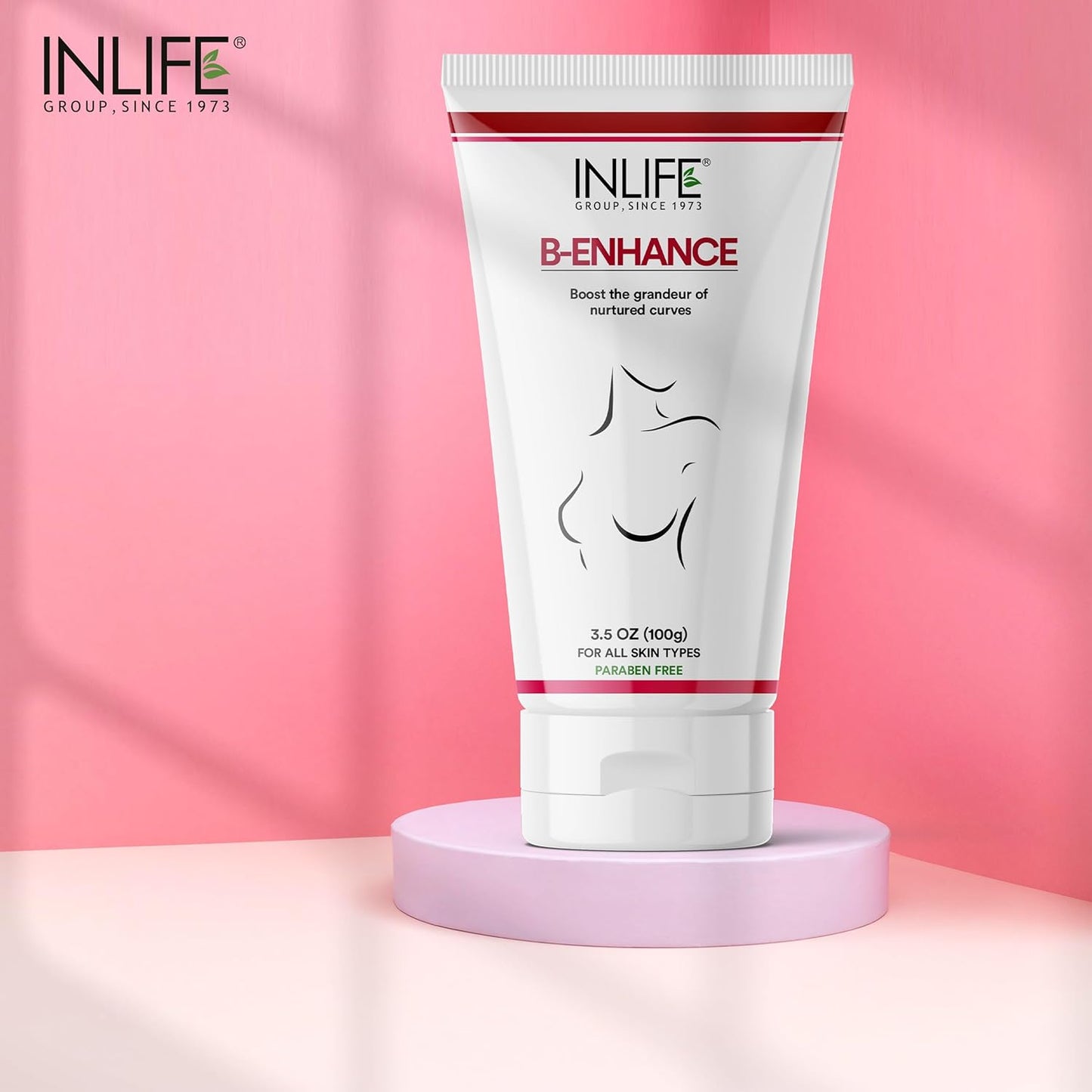 INLIFE BEC Cream for Women  Body Massage Cream with Fenugreek Nigella Sativa Aloe Vera  100g Tube