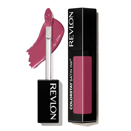 Revlon ColorStay Satin Ink Liquid Lipstick | Longlasting 16 Hrs| Smudge Proof | Vitamin E- Your Majesty 5ml