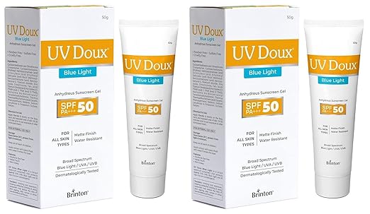 பிரிண்டன் UV Doux Blue Sunscreen Gel SPF 50 pa+++ UVA/UVB 50 கிராம்