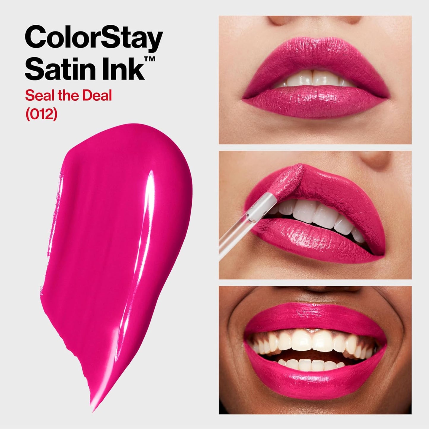 Revlon ColorStay Satin Ink Liquid Lipstick | Longlasting 16 Hrs| Smudge Proof | Vitamin E- Seal The Deal 5ml