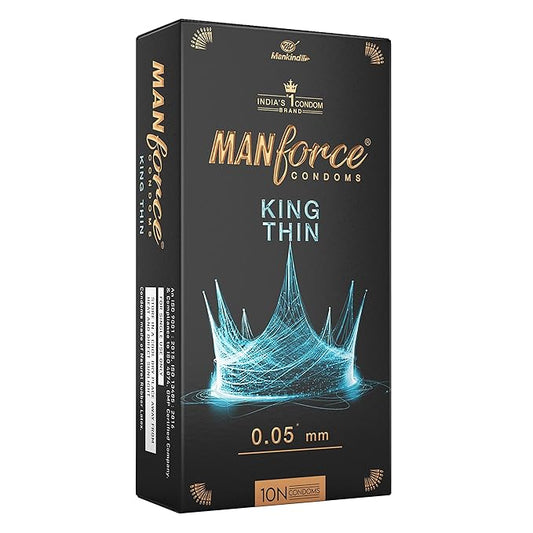 Manforce King thin ultra thin condoms 10s+ MANFORCE EPIC Strawberry LUBE 60 ml