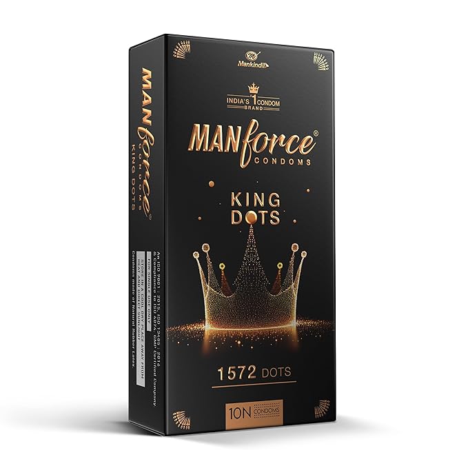 Manforce King dot extra dotted condoms 10s+ MANFORCE EPIC Strawberry LUBE 60 ml