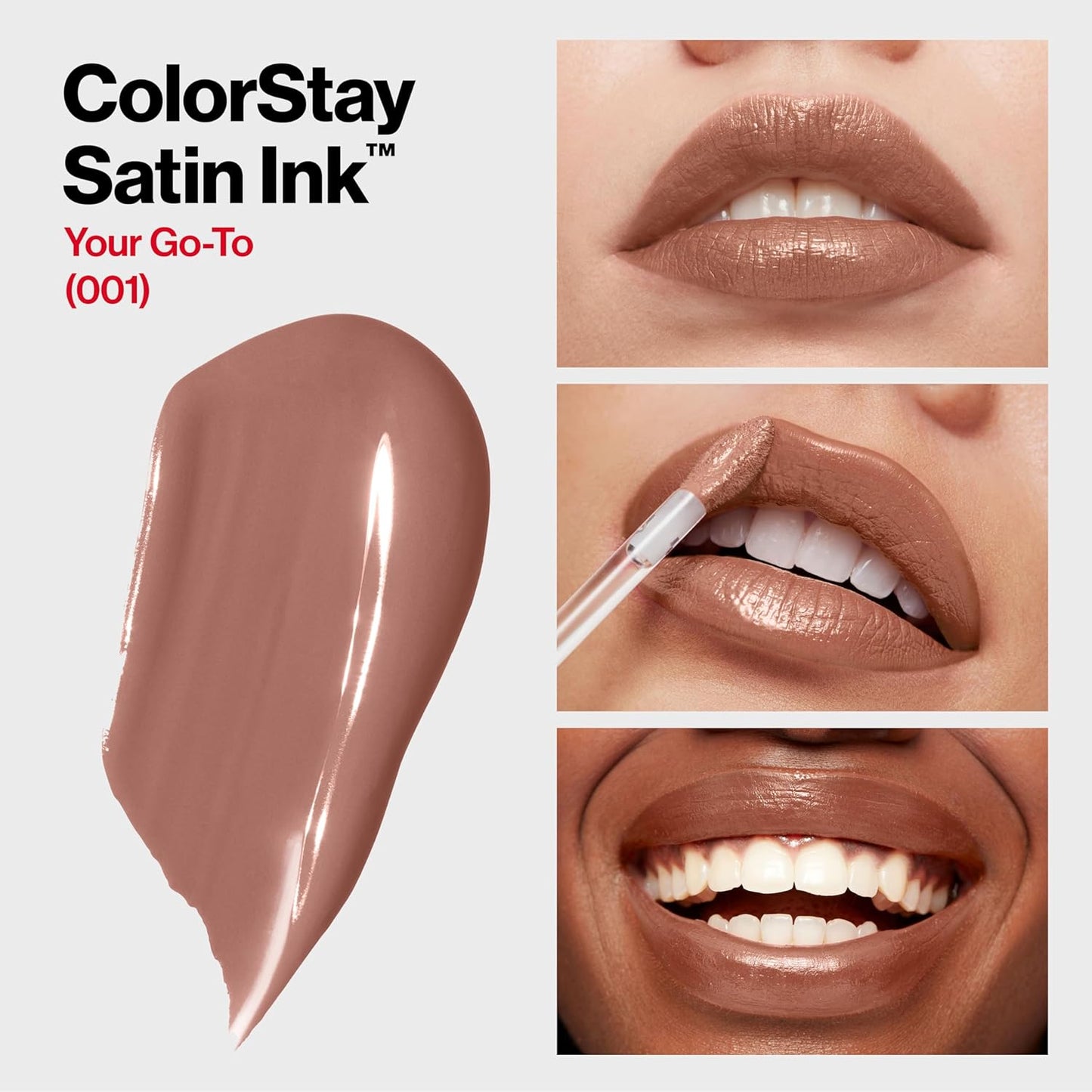 Revlon ColorStay Satin Ink Liquid Lipstick | Longlasting 16 Hrs| Smudge Proof | Vitamin E- Your Go To 5ml