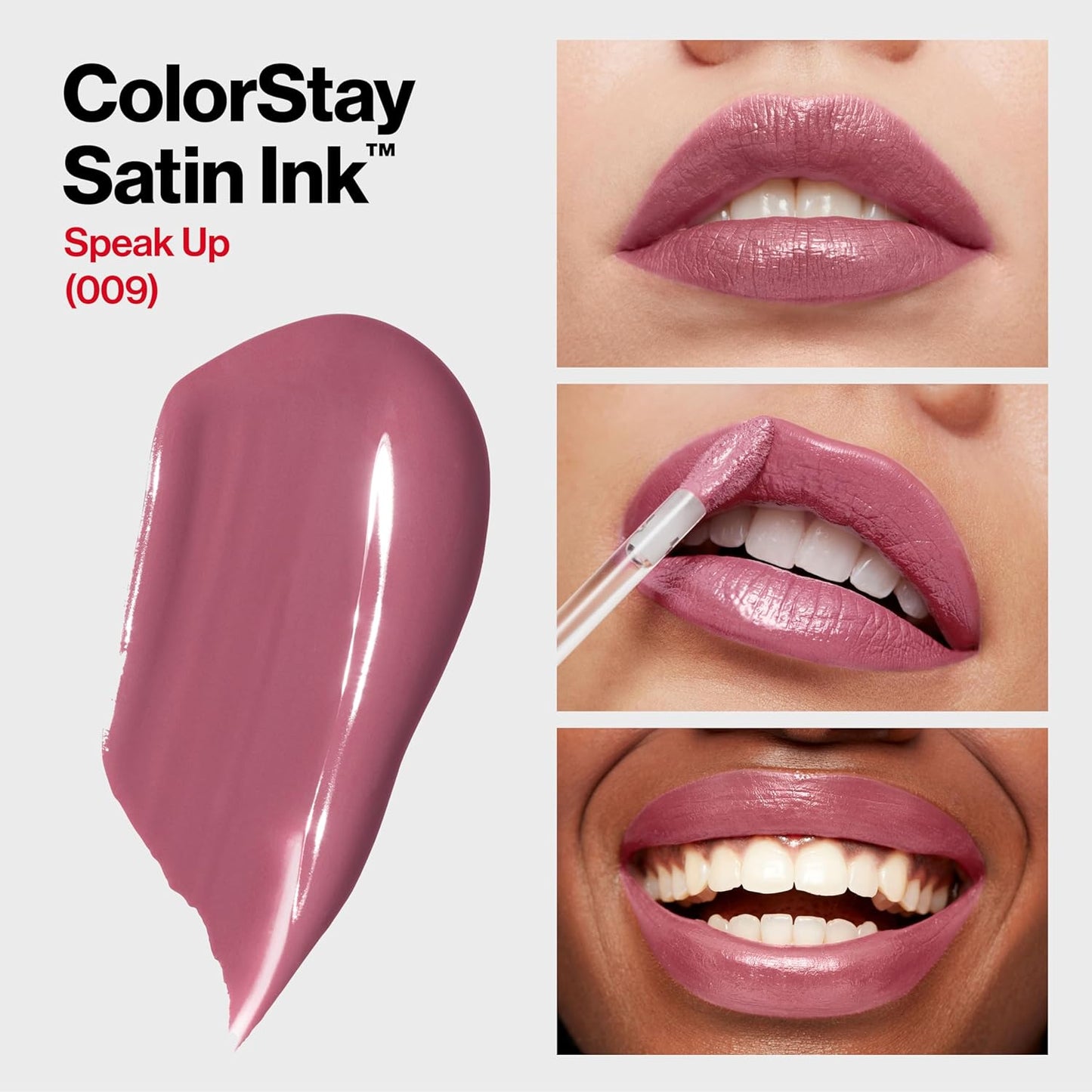 Revlon ColorStay Satin Ink Liquid Lipstick | Longlasting 16 Hrs| Smudge Proof | Vitamin E- Speak Up 5ml