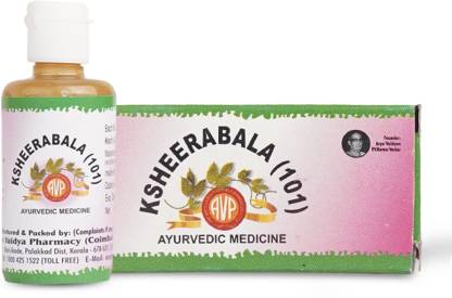 THE ARYA VAIDYA PHARMACY (COIMBATORE) LIMITED AVP Ksheerabala (101) 25ml |helps in relieving symptoms|pain|stiffness|swelling