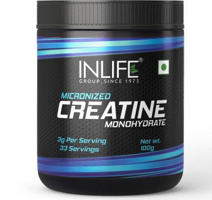 Inlife Micronized Creatine Monohydrate Powder Supplement Pre / Post Workout Unflavoured Creatine  (100 g Unflavoured)