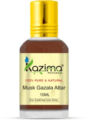 KAZIMA Musk Gazala Perfume For Unisex - Pure Natural (Non-Alcoholic) Floral Attar  (Musk)