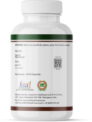 Inlife Plant Based B12 Supplements - Boost Energy Nervous System Support Veg Capsules  (120 No)