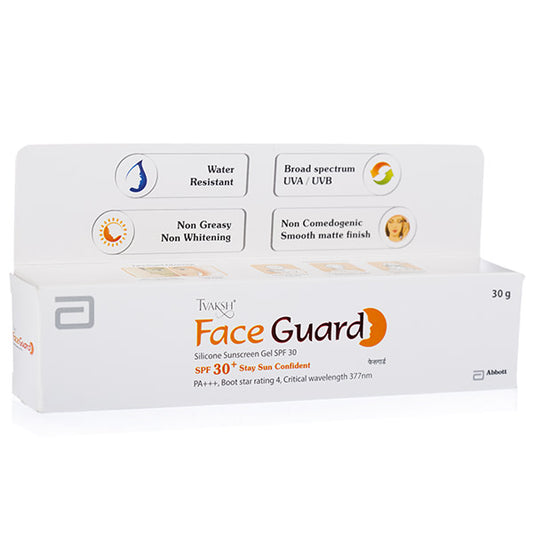 Abbott Face Guard Silicone Sunscreen Gel - SPF 30 PA+++  (50 g)