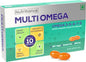 JUBILANT Nutrihance Multiomega 100% Vegan Omega Softgel | Omega 3-5-6-7-9  Vitamin D3  (10 Capsules)