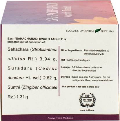 Sahacharadi Kwath Tablet 100 Nos