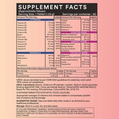 Inlife Multivitamin and Minerals Supplement  (60 No)