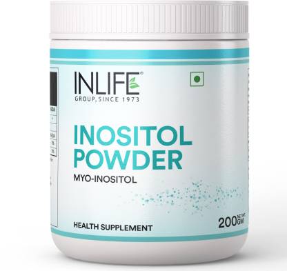 Inlife Myo Inositol Powder Supplement for PCOS Insulin ResistanceRelaxationWomen Men  (200 g)