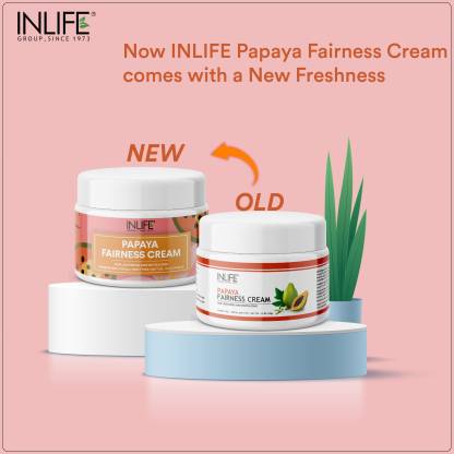 Inlife Natural Papaya Skin Lightening and Revitalizing Fairness Cream  (100 g)