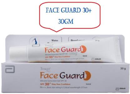 Tvaksh FACE GUARD SILICONE SUNSCREEN. - SPF 30+ PA+++  (30 g)