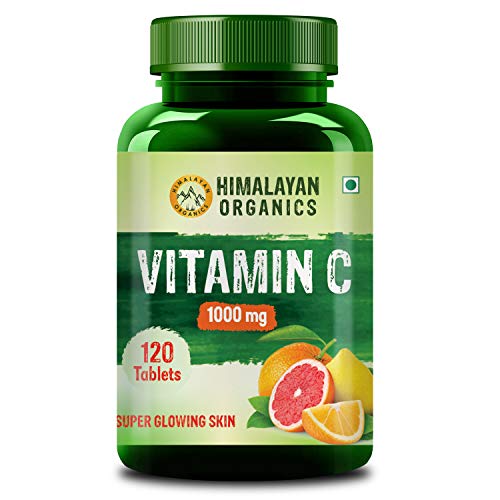 Himalayan Organics Vitamin C Tablets from Natural Fruits | Immnunity  Antioxidant & Skin Care | 120 Vegan Tablets