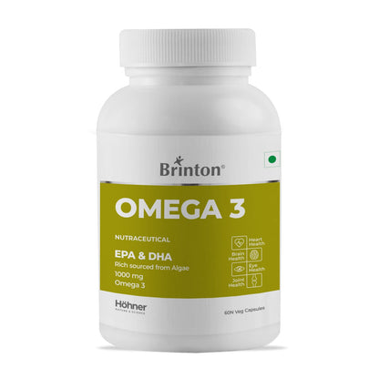 Veg Omega 3 EPA & DHA rich sourced from Green Algae 60 Veg Capsules