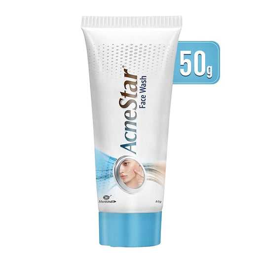 Mankind Acnestar Unisex Face Wash - (50 Gr 1 Pc)