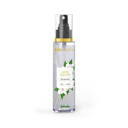 Fabessentials Jasmine Body Spray | Fine Fragrance for Refreshing Energising & Rejuvenating Skin All-Day Long - 110 ml