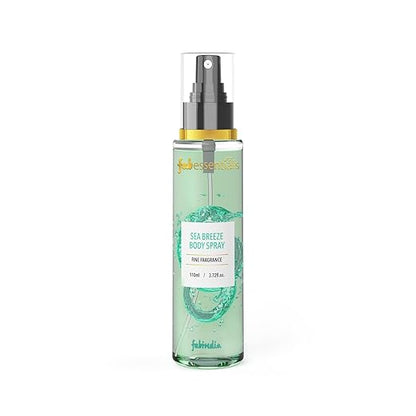 Fabessentials Sea Breeze Body Spray | Fine Fragrance for Refreshing Energising & Rejuvenating Skin All-Day Long - 110 ml