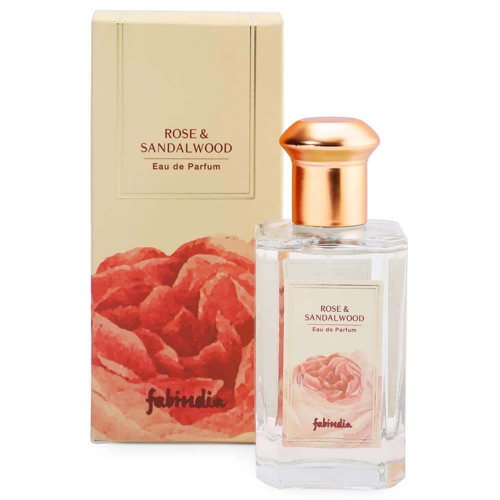 Fabindia Eau de Parfum Rose மற்றும் Sandalwood Perfume - 100ml