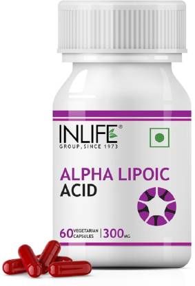 Inlife Alpha Lipoic Acid 300 mg (60 Vegetarian Capsules)  (60 No)